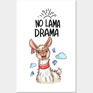 No Lama Drama Posters and Art